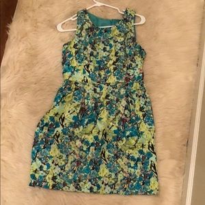 J. Crew Silk Floral Dress